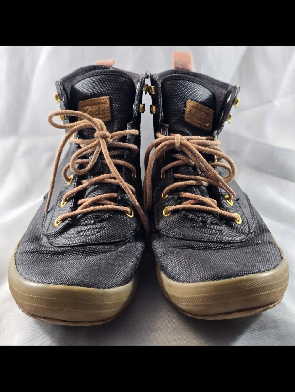 Keds Scout Boots Womens Size 9 Black Ankle Sneaker Booties
